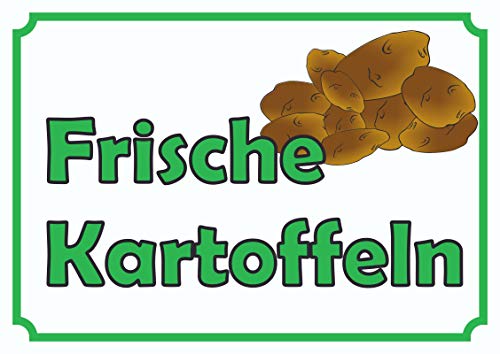 Verkaufsschild Schild Kartoffeln A3 (297x420mm) von HB-Druck