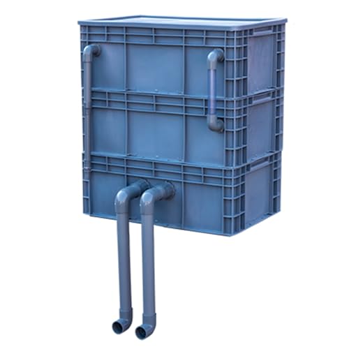 Aquarium-Filter Externer Wasserumschlagkasten, Aquarium-Filterbox ist extern mit 2-3-4 Ebenen for den Wasserkreislauf, rot, mehrere Größen(23.62x15.75x27.17in/60x40x69CM) von HBALDTEDC