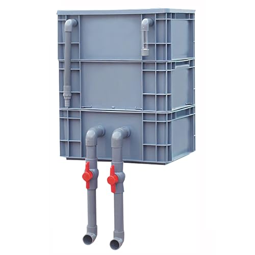 Aquarium-Filter Externer Wasserumschlagkasten, Externer Aquarium-Filterkasten, grau, mehrere Größen for Teiche und Aquarien(30x20x36 cm) von HBALDTEDC