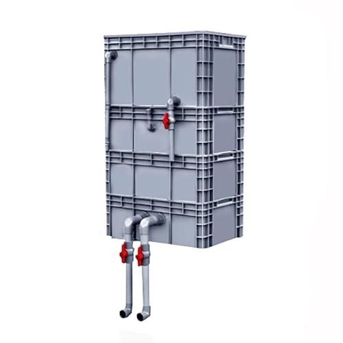 Aquarium-Filter Externer Wasserumschlagkasten, Filterbox for Aquarien und Teiche, Grau, mehrere Größen(60x40x79 cm) von HBALDTEDC