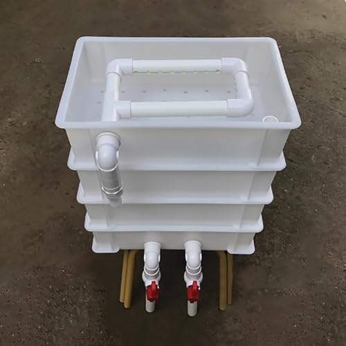 Aquarium-Filter Externer Wasserumschlagkasten, Filterbox for Aquarien und Teiche, weiß, mehrere Größen(34.8x24.7x35.5 cm) von HBALDTEDC