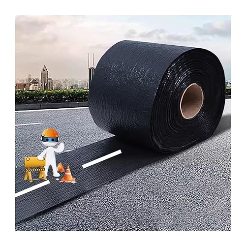 Asphalt-Bitumen-Klebeband, Asphalt Riss Reparatur Bitumen Band Selbstklebend for Straße Parkplatz Dach 1-50M(9cm,50M) von HBALDTEDC