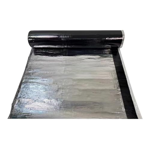 Asphalt-Bitumen-Klebeband, Selbstklebendes Asphaltband for Dachreparaturen und Rohrdichtheit, Silber, mehrere Größen(80x1000cm) von HBALDTEDC