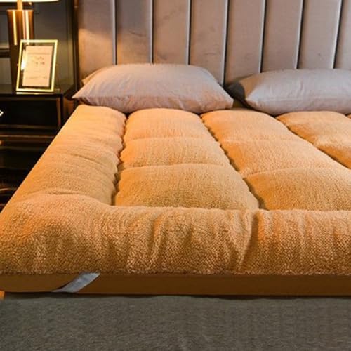 Boden Futon Matratze, Faltbare Futonmatratze, japanische Bodenmatratze, mehrere Größen, mehrfarbig(Yellow,150 * 200 * 10cm/59 * 78 * 3.9in) von HBALDTEDC