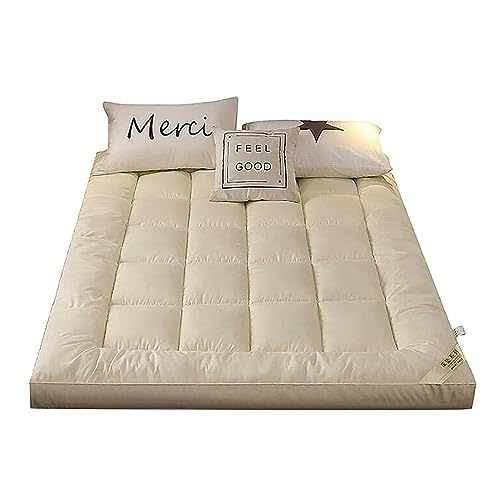 Boden Futon Matratze, Japanische Futon-Matratze, 4,3 Zoll, dicke Boden-Tatami-Matte, mehrfarbig, mehrere Größen(A,120x200cm(47x79inch)) von HBALDTEDC