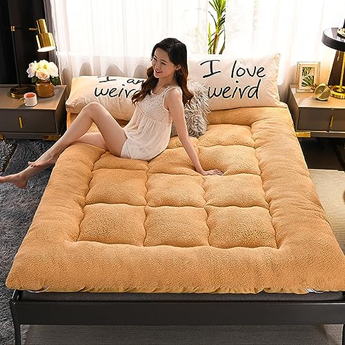 Boden Futon Matratze, Japanische Futonmatratze, Bodenmatratze for Erwachsene, 10 cm, mehrere Größen(Queen (150x200cm)) von HBALDTEDC