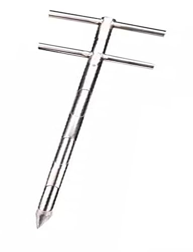 Boden-Korn-Probenehmer, Doppelter rotierender Kornpulverprobenehmer aus Edelstahl for verschiedene Materialien in mehreren Größen(100x3.2cm/39.3x1.2'') von HBALDTEDC