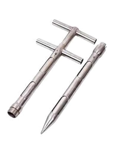 Boden-Korn-Probenehmer, Edelstahl-Getreideprobensonde mit Drehgriff zur Probenahme 200-400 cm(350cm/138in) von HBALDTEDC