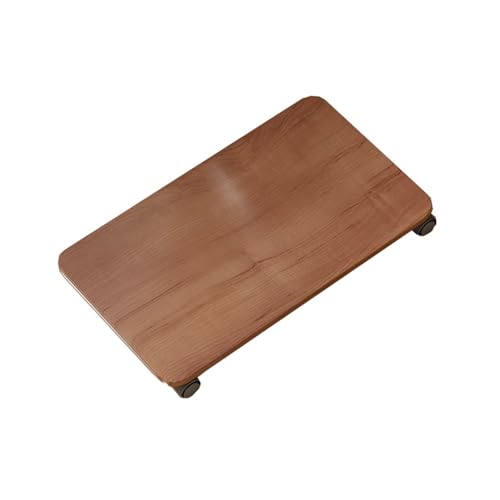 Computer CPU Tower Stand Trolley， CPU-Halter unter dem Schreibtisch mit 4 Lenkrollen, mehrfarbiges Holz(Bruin) von HBALDTEDC
