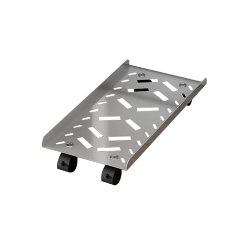 Computer CPU Tower Stand Trolley， CPU-Ständer for PC, Edelstahl, mit 4 Lenkrollen, mobil unter dem Schreibtisch, mehrere Größen(L) von HBALDTEDC