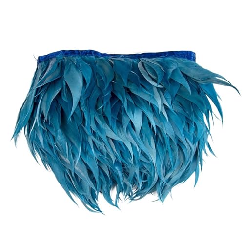 Craft Bunte Federn, Bastelfedern Multicolor 1 Meter(Color 4) von HBALDTEDC