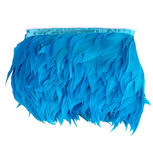 Craft Bunte Federn, Bastelfedern Multicolor 1 Meter(Color 5) von HBALDTEDC