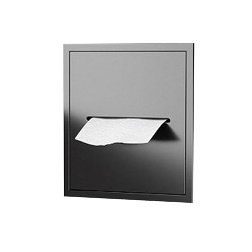 Einbauregal Dusche Nische Alcove， Eingebettete Duschnische aus Edelstahl, mehrfarbig, mehrere Größen(Black,20x20x12.5cm) von HBALDTEDC