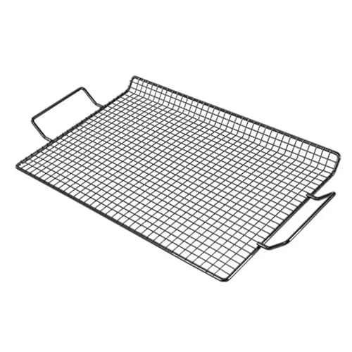 Grill Netz Rack Korb Barbecue， Edelstahl-BBQ-Grillgitter 45,6 x 25,5 x 5 cm von HBALDTEDC