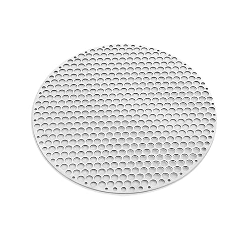 Grill Netz Rack Korb Barbecue， Edelstahl Grillen Mesh Reusable BBQ Grill Runde Braten Netze Silber Mehrere Größen(18cm) von HBALDTEDC