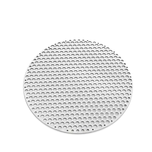 Grill Netz Rack Korb Barbecue， Edelstahl rund BBQ Grill Mesh Silber mehrere Größen(28cm) von HBALDTEDC