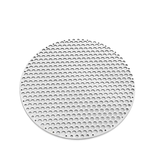 Grill Netz Rack Korb Barbecue， Edelstahl rund BBQ Grill Mesh Silber mehrere Größen(30cm) von HBALDTEDC