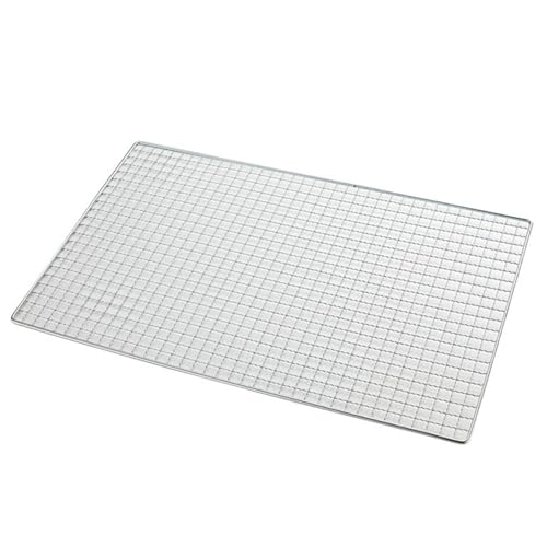 Grill Netz Rack Korb Barbecue， Wiederverwendbares BBQ-Grillnetz aus Edelstahl in mehreren Größen(40x25cm) von HBALDTEDC