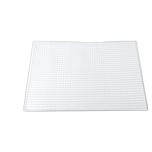 Grill Netz Rack Korb Barbecue， Wiederverwendbares Grillgitter aus Edelstahl, mehrere Größen(60x40cm) von HBALDTEDC