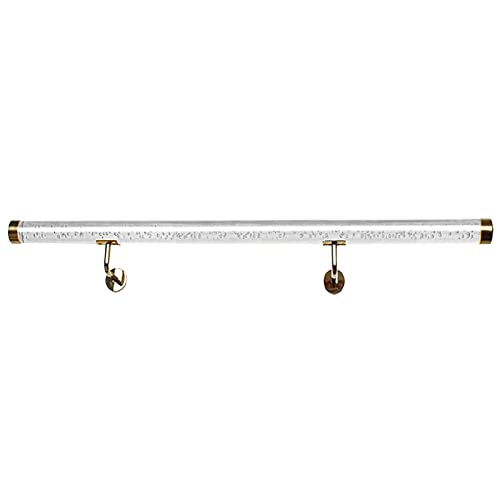 HBALDTEDC Acryl-Handlauf für Treppen, klar Acryltreppen- und Flurhandlauf an der Wand befestigtes Multicolor 0,5 bis 6,0 Meter(Clear,2.8M/9.2Ft) von HBALDTEDC