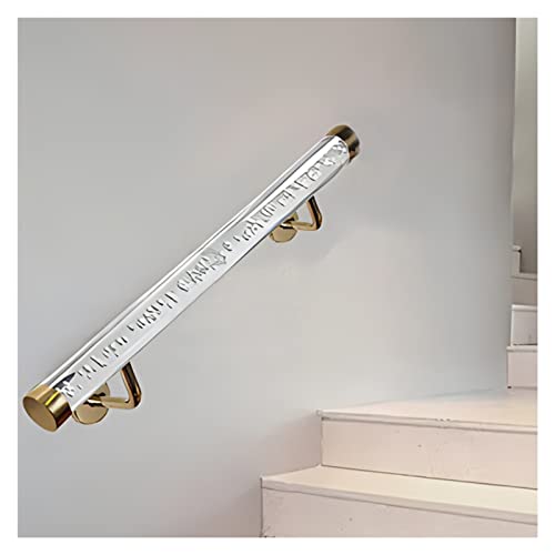HBALDTEDC Acryl-Handlauf für Treppen, klar Wandmontierter Handlauf aus Acryl for Treppen 0,5–6,0 m(4.0M/13.1Ft) von HBALDTEDC
