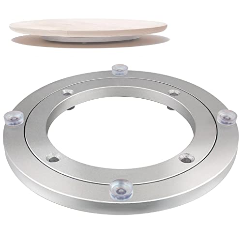 HBALDTEDC Drehtisch Lager Basis, Drehteller-Basislager Silber 12-100 cm(35 cm) von HBALDTEDC