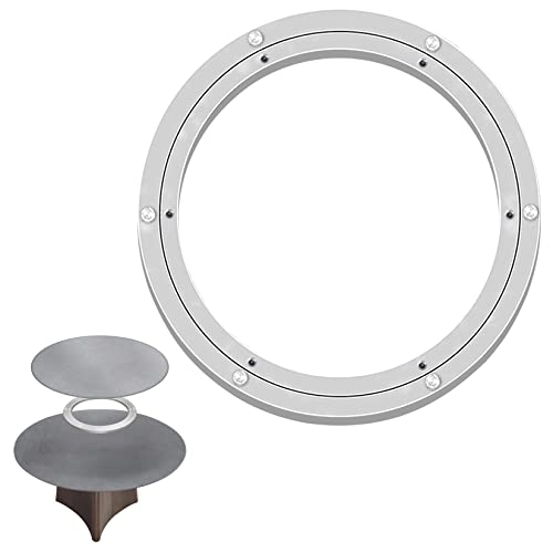 HBALDTEDC Drehtisch Lager Basis, Drehteller-Schwenklager aus Aluminiumlegierung, silberfarben, mehrere Größen(600 Mm) von HBALDTEDC