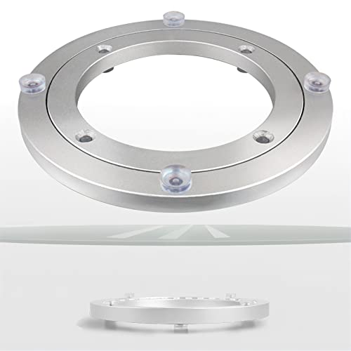 HBALDTEDC Drehtisch Lager Basis, Hochleistungs-Plattenspielerlager aus Aluminiumlegierung, silberfarben, mehrere Größen(45 cm) von HBALDTEDC