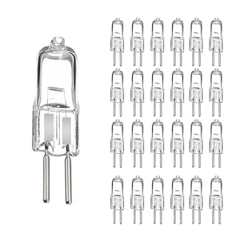 HBALDTEDC Halogen-Glühbirnen, G5.3 Kapsel-Halogenlampen, 24 V, 20–250 W, 25 Stück(G5.3-24v-250w) von HBALDTEDC