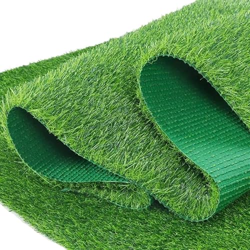 HBALDTEDC Kunstrasen Sieht aus wie EIN künstlicher Rasen， Kunstrasen Rasen Außenterrasse Synthetische Matte Indoor Outdoor Garten Dekoration Landhaus(0.5x0.5m 19.7X19.7in) von HBALDTEDC