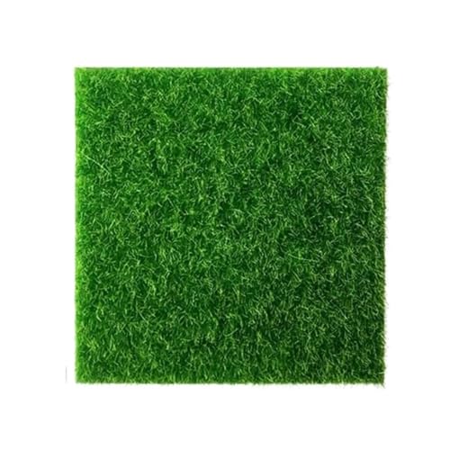 HBALDTEDC Kunstrasen Sieht aus wie EIN künstlicher Rasen， Kunstrasen Rasen Außenterrasse Synthetische Matte Indoor Outdoor Garten Dekoration Landhaus(2pcs 30x30cm) von HBALDTEDC