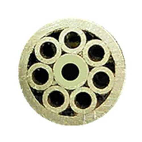 HBALDTEDC Mosaik-Stiftnieten für Messergriff, Mosaikstiftnieten aus Kupferlegierung, 6 mm x 90 mm, for Messergriffe(Style 12) von HBALDTEDC