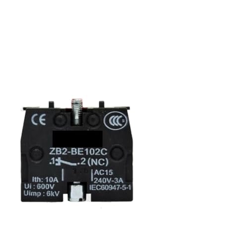 HBALDTEDC Not-Aus-Schalter, Schalter， Not-Aus-Schalter XB2-BS542C XB2-BS442C XB2-BS642C XB2-BT42C ZB2-BE101C ZB2-BE102C(Zb2-be102c 1nc) von HBALDTEDC
