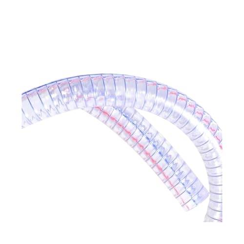 HBALDTEDC PVC-Stahldraht-Helix-Flexibles Schlauchrohr, PVC-Stahldrahtschlauch, Wasserpumpe, hitzebeständig, ölbeständig, Frostschutzmittel(1m 22x28mm) von HBALDTEDC
