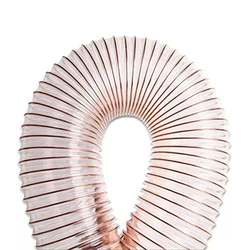 HBALDTEDC PVC-Stahldraht-Helix-Flexibles Schlauchrohr, Pu-Polyurethan-Luftkanal, verkupferter Stahldrahtschlauch, Wandstärke 0,63 mm/90 x 0,63 mm(85X0.63 Mm) von HBALDTEDC