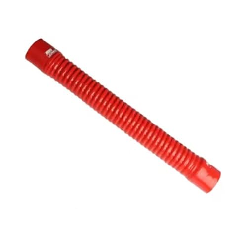 HBALDTEDC PVC-Stahldraht-Helix-Flexibles Schlauchrohr, Wellrohr aus Silikonstahldraht, rot, hochtemperatur- und druckbeständig, Luftkanal(Red,400MM-ID 100MM) von HBALDTEDC