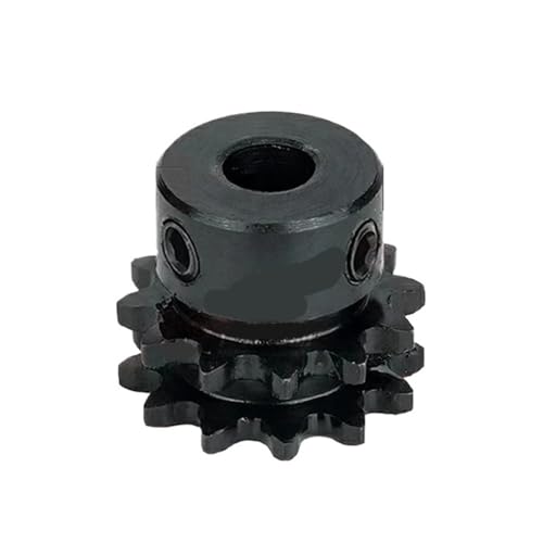 HBALDTEDC Rollen-Kettenrad， 04C 25H Zweireihiges Kettenrad for Rollenkette 20T 45# Stahl Bohrung 8-20mm(20mm-Keyway 6-Groove) von HBALDTEDC