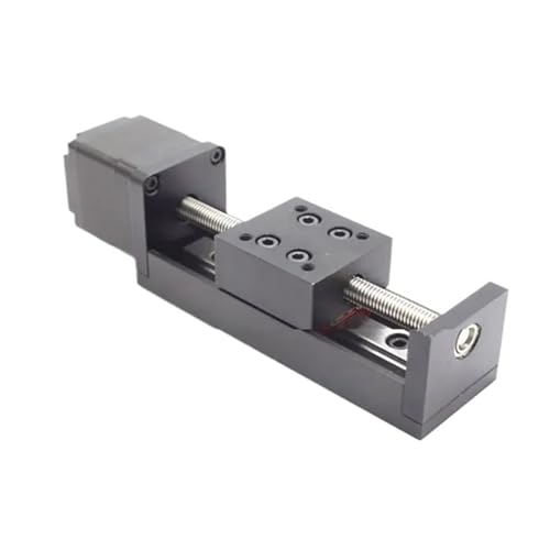 HBALDTEDC Schiebetisch Linear Rail Stage Modul, CTM28 28 mm Aluminium-Linearmodul T6 Kugelumlaufspindel, Steigung 1–12 mm, Länge 50–300 mm(50mm,Lead T6x1mm) von HBALDTEDC