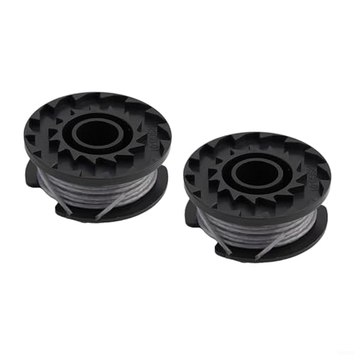 HBALDTEDC Schnur für Rasentrimmer, 2er-Pack Gartentrimmer-Fadenspulen 1,5 mm x 6 m for 24-V-Akku-Trimmer CLGT2425H von HBALDTEDC