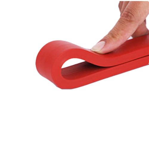 HBALDTEDC Silikonschaum Dichtungsstreifen, Silikonschaumstreifen Rot Mehrere Größen 1 Meter(15MM-10MM) von HBALDTEDC
