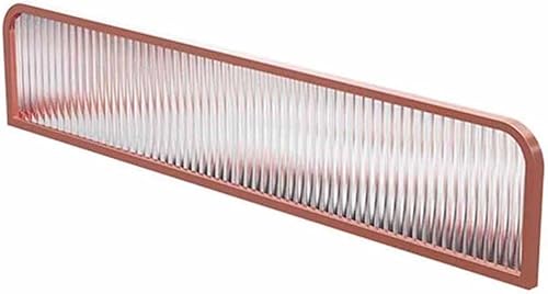 HBALDTEDC Trennwände für Speiseräume Trennwand, Sichtschutz for Arbeitsplatten, Metallrahmen, niedrige Zaunteiler(Gold-2,30x80cm/11.81x31.49in) von HBALDTEDC