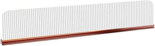 HBALDTEDC Trennwände für Speiseräume Trennwand, for Essbereiche Edelstahl Erhöhter Gang Büro Dekor Arbeitsplatte Tisch(Clear-a,59x11.8 in) von HBALDTEDC