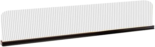 HBALDTEDC Trennwände für Speiseräume Trennwand, for Essbereiche Edelstahl Erhöhter Gang Büro Dekor Arbeitsplatte Tisch(Clear-b,39.3x11.8 in) von HBALDTEDC