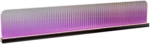HBALDTEDC Trennwände für Speiseräume Trennwand, for Essbereiche Edelstahl Erhöhter Gang Büro Dekor Arbeitsplatte Tisch(Purple-b,47.2x11.8 in) von HBALDTEDC