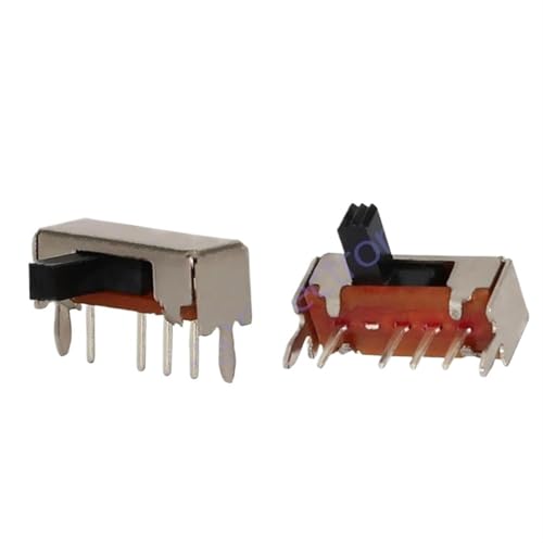 HBALDTEDC Vertikaler Micro Pin Schiebeschalter, Packung mit 10 SK13D07VG4 DC 50 V 0,5 A 4-polige PCB 3-Positionen-Schiebeschalter 1P3T RoHS HBALDTEDC Vertikaler Micro Pin Schiebeschalter, Packung mit 10 SK13D07VG4 DC 50 V 0,5 A 4-polige PCB 3-Positionen-Schiebeschalter 1P3T RoHS von HBALDTEDC