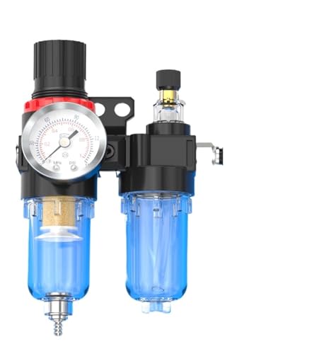 Kompressor Luftfilter Druckregler, AFC2000 Öl-Wasser-Abscheider, AFR-Luftfilter, Druckminderventil, Ölnebelabscheider, 2er-Pack, mehrere Größen, 4–12 mm(AFC2000 reverse installation) von HBALDTEDC