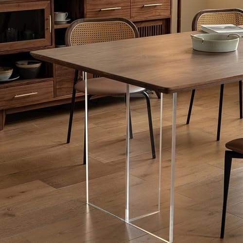 Möbelfüße aus Acryl， Acryl-Tischbeine, T-Form, 27,6 Zoll Höhe, mehrere Größen(40x70cm) von HBALDTEDC