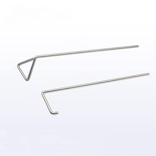 Overhead Rührstab Blender Sticks, 10 Stück dreieckige L-förmige Zellverteiler aus Edelstahl for Petrischalen, mehrere Typen(A-Type) von HBALDTEDC