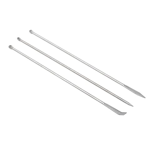 Overhead Rührstab Blender Sticks, 304 Edelstahl-Überkopfrührstab, Labor-Medizinlöffel, 220 mm, 3 Stück, mehrere Größen(10 set) von HBALDTEDC
