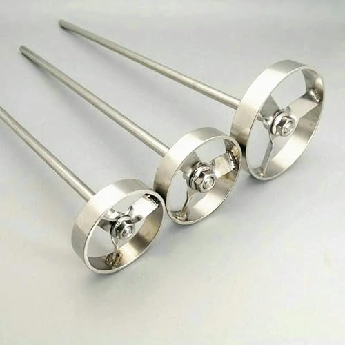 Overhead Rührstab Blender Sticks, Labor 304 Polierter Edelstahl-Turbinenblatt-Überkopfrührstab-Set, mehrere Größen(80x8x500mm) von HBALDTEDC